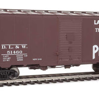40' AAR Modified 1937 Boxcar - Ready to Run -- Delaware, Lackawanna & Western #51460 (Oxide, white; Route of Phoebe Snow)