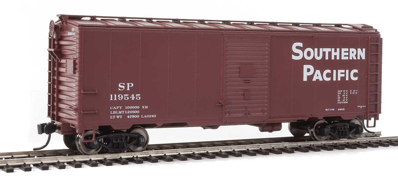 40' AAR Modified 1937 Boxcar - Ready to Run -- Southern Pacific(TM) #119545 (Boxcar Red, white; Large Sans Serif Lettering)-1