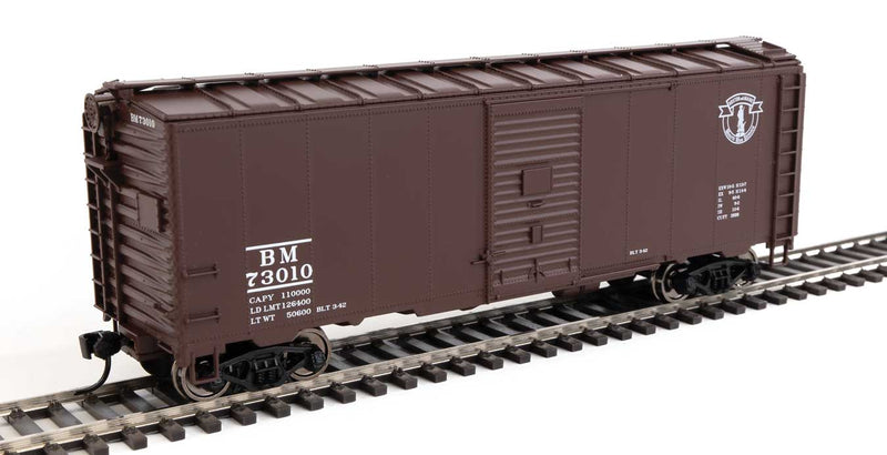 40' AAR Modified 1937 Boxcar - Ready to Run -- Boston & Maine #73010-1