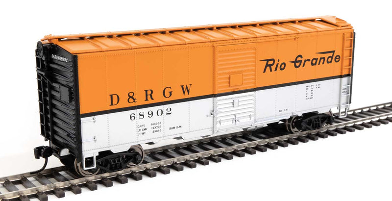40' AAR Modified 1937 Boxcar - Ready to Run -- Denver & Rio Grande Western(TM) #68902-1
