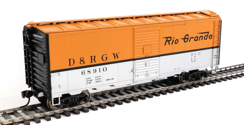 40' AAR Modified 1937 Boxcar - Ready to Run -- Denver & Rio Grande Western(TM) #68910-1