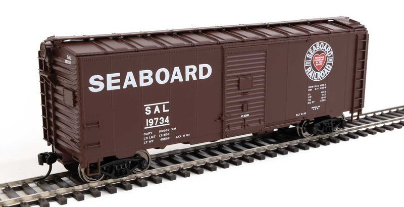 40' AAR Modified 1937 Boxcar - Ready to Run -- Seaboard Air Line #19734-1