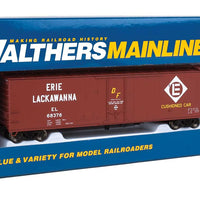 50' PC&F Insulated Boxcar - Ready to Run -- Erie-Lackawanna #68376 (Boxcar Red, white; Diamond Logo)