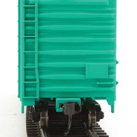 50' PC&F Insulated Boxcar - Ready to Run -- Great Northern #36888 (Jade Green; red Door, Standing Rocky Logo)