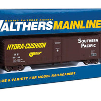 50' PC&F Insulated Boxcar - Ready to Run -- Southern Pacific(TM) #671184 (Boxcar Red, yellow Hydra Cushion Markings)