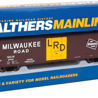 50' PC&F Insulated Boxcar - Ready to Run -- Milwaukee Road #2819 (Boxcar Red, black, white; LRD Door Markings)