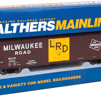 50' PC&F Insulated Boxcar - Ready to Run -- Milwaukee Road #2894 (Boxcar Red, black, white; LRD Door Markings)
