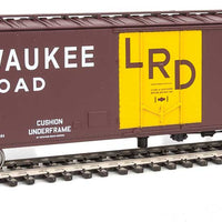50' PC&F Insulated Boxcar - Ready to Run -- Milwaukee Road #2937 (Boxcar Red, black, white; LRD Door Markings)