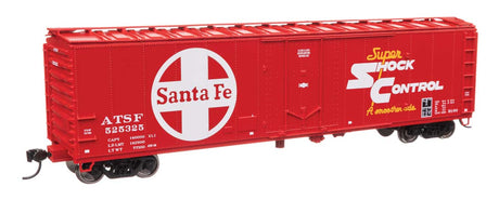 50' PC&F Insulated Boxcar - Ready to Run -- Santa Fe #525325-2