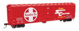 50' PC&F Insulated Boxcar - Ready to Run -- Santa Fe #525333-1