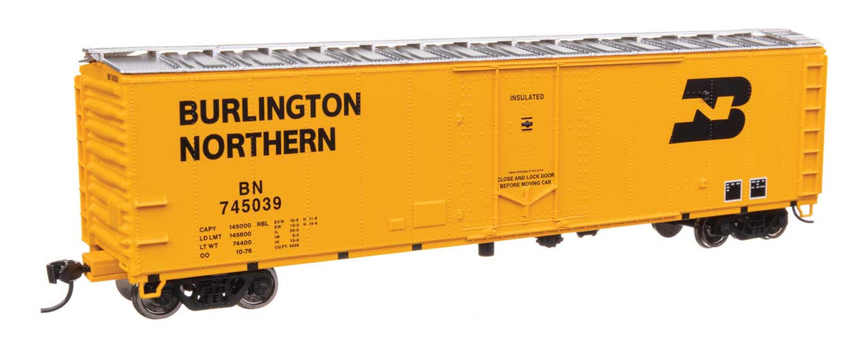 50' PC&F Insulated Boxcar - Ready to Run -- Burlington Northern #745039-2