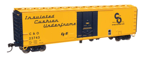 50' PC&F Insulated Boxcar - Ready to Run -- Chesapeake & Ohio #22743-2