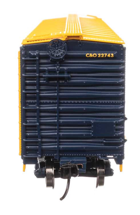 50' PC&F Insulated Boxcar - Ready to Run -- Chesapeake & Ohio #22743-3