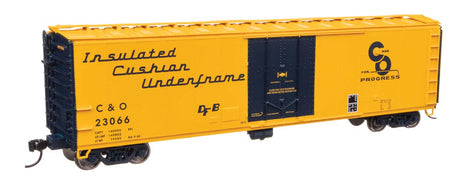 50' PC&F Insulated Boxcar - Ready to Run -- Chesapeake & Ohio #23066-1