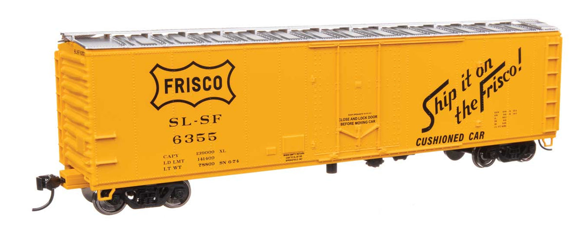50' PC&F Insulated Boxcar - Ready to Run -- St. Louis-San Francisco #6355-2