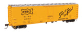 50' PC&F Insulated Boxcar - Ready to Run -- St. Louis-San Francisco #6393-2