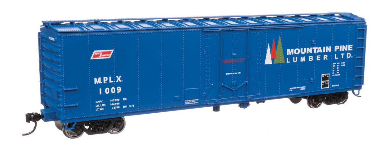 50' PC&F Insulated Boxcar - Ready to Run -- Mountain Pine Lumber #1009-2