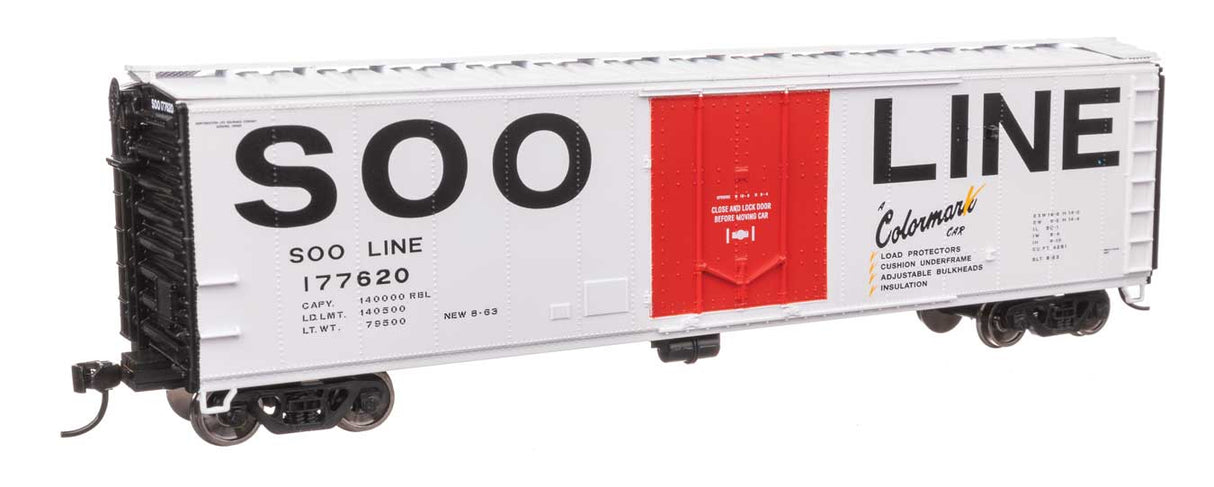 50' PC&F Insulated Boxcar - Ready to Run -- Soo Line #177620-1