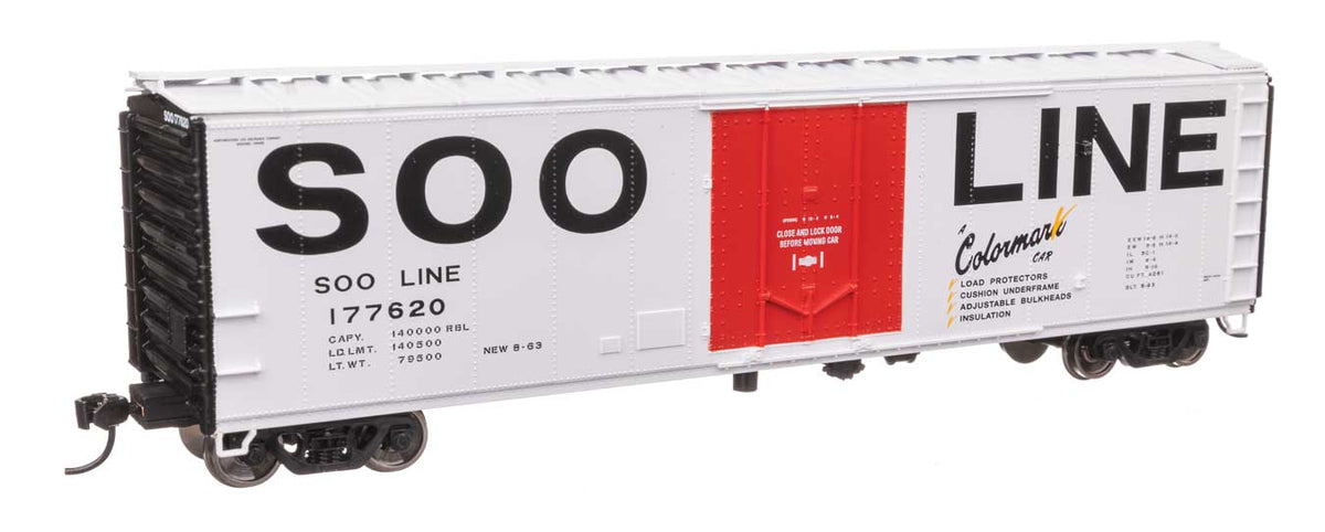 50' PC&F Insulated Boxcar - Ready to Run -- Soo Line #177620-2