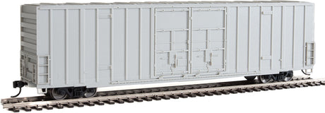 60' High Cube Plate F Boxcar - Ready to Run -- Undecorated-1