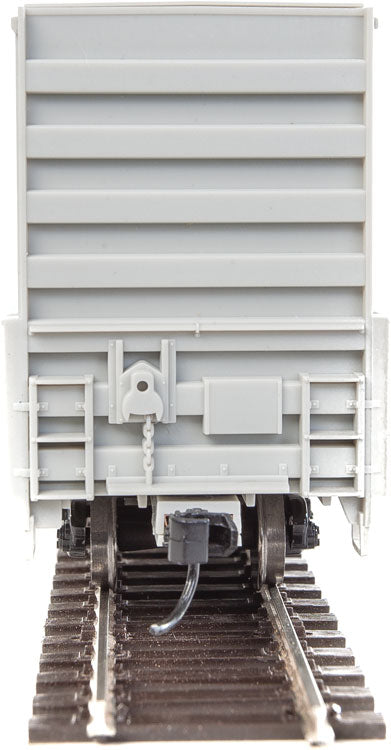 60' High Cube Plate F Boxcar - Ready to Run -- Undecorated-3