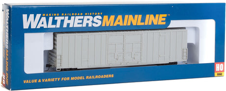 60' High Cube Plate F Boxcar - Ready to Run -- Undecorated-5