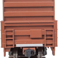 60' High Cube Plate F Boxcar - Ready to Run -- Arkansas-Oklahoma #112312 (brown, aluminum, white; Conspicuity Markings)