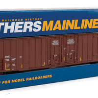 60' High Cube Plate F Boxcar - Ready to Run -- Canadian National DWC #794047 (brown, white; Conspicuity Markings)