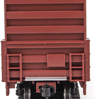 60' High Cube Plate F Boxcar - Ready to Run -- Kansas City Southern #759162 (brown, white; Yellow Conspicuity Markings)