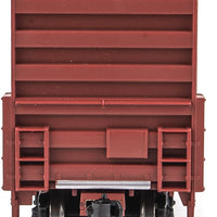 60' High Cube Plate F Boxcar - Ready to Run -- Kansas City Southern #759247 (brown, white; Yellow Conspicuity Markings)