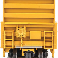 60' High Cube Plate F Boxcar - Ready to Run -- Trailer-Train TBOX #661318 (yellow, black, Red TTX Logo; Conspicuity Stripes