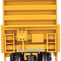 60' High Cube Plate F Boxcar - Ready to Run -- Trailer-Train TBOX #662126 (yellow, black, Red TTX Logo; Conspicuity Stripes