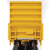 60' High-Cube Plate F Boxcar - Ready to Run -- TTX TBOX #662066 (yellow, black, Red TTX and Next Load Any Road Logos)