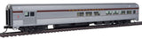 85' Budd Baggage-Lounge - Ready to Run -- Pennsylvania Railroad (silver, Tuscan)-1