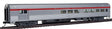 85' Budd Baggage-Lounge - Ready to Run -- Southern Pacific (silver, red)-1