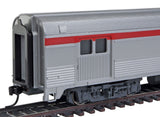 85' Budd Baggage-Lounge - Ready to Run -- Southern Pacific (silver, red)-3