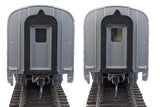 85' Budd Baggage-Lounge - Ready to Run -- Southern Pacific (silver, red)-4
