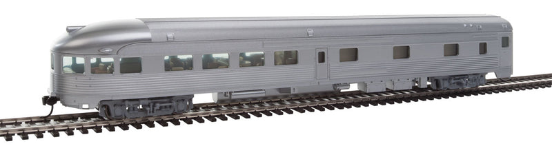 85' Budd Observation - Ready To Run -- Painted, Unlettered (silver)-1
