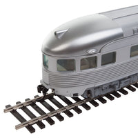 85' Budd Observation - Ready To Run -- Painted, Unlettered (silver)