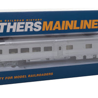 85' Budd Observation - Ready To Run -- Painted, Unlettered (silver)