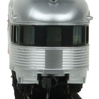 85' Budd Observation - Ready To Run -- Canadian National (silver, black; Noodle Logo)