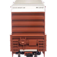 60' High Cube Plate F Boxcar - Ready to Run -- Wisconsin Central #22127