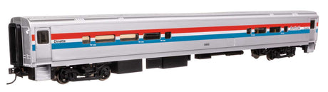85' Horizon Cafe/Club Food Service Car - Ready to Run -- Amtrak(R) Phase III (Wide Stripes) #53002-2