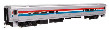 85' Horizon Cafe/Club Food Service Car - Ready to Run -- Amtrak(R) Phase III (Wide Stripes) #53006-2