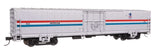 60' Thrall Material Handling Car MHC-2 - Ready To Run -- Amtrak Phase III w/US Mail Logo #1530-2