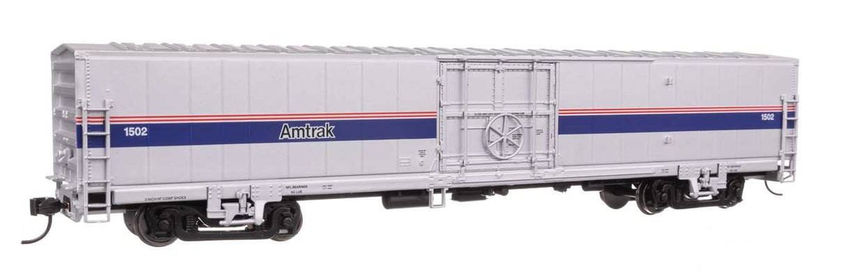 60' Thrall Material Handling Car MHC-2 - Ready To Run -- Amtrak Phase IV #1502-2