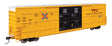 60' High Cube Plate F Horizontal Post Boxcar - Ready to Run -- TTX TBOX #630053 (yellow, black, High Lettering)-1