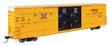 60' High Cube Plate F Horizontal Post Boxcar - Ready to Run -- TTX TBOX #630401 (yellow, black, High Lettering)-1