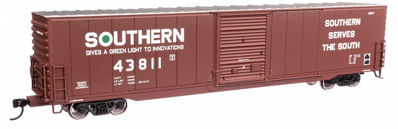 60' Pullman-Standard Single Door Auto Parts Boxcar - Ready to Run -- Southern Railway #43811-1