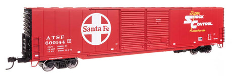 60' Pullman-Standard Double Door Auto Parts Boxcar - Ready to Run -- Santa Fe #600144-2